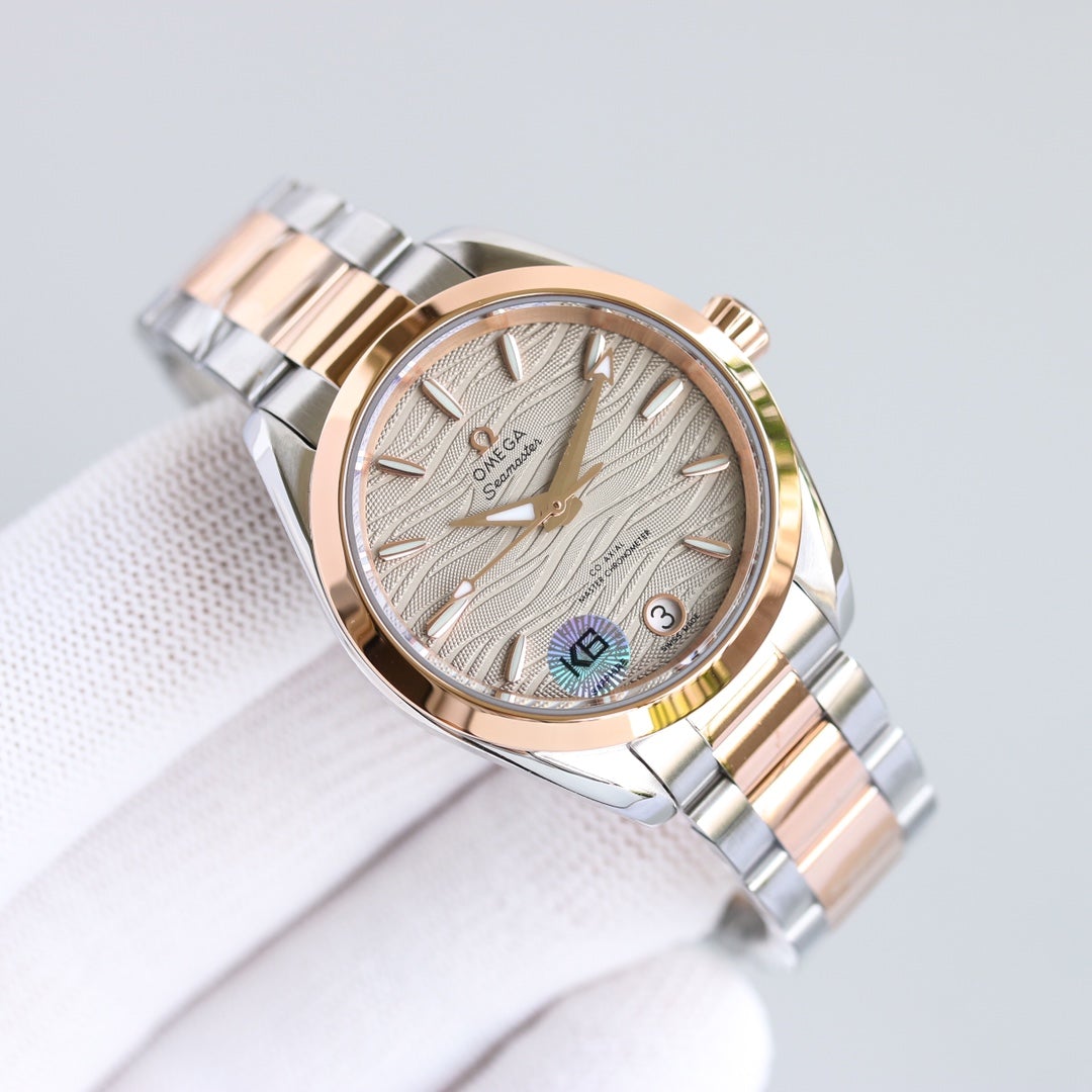 VARELLO CLASSIC  34MM ROSE GOLD STEEL