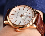 CLASSIC 41MM WHITE DIAL DIAMOND NUMERAL WATCH
