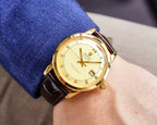 CLASSIC 41MM GOLD CASE DIAMOND NUMERALS
