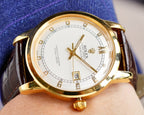 CLASSIC 41MM GOLD CASE DIAMOND NUMERALS