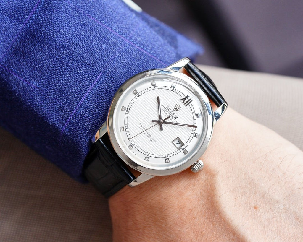 CLASSIC 41MM STAINLESS STEEL DIAMOND NUMERAL WATCH