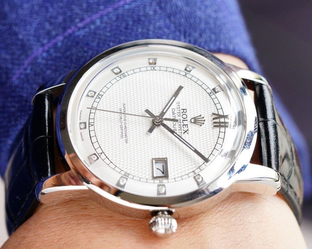 CLASSIC 41MM STAINLESS STEEL DIAMOND NUMERAL WATCH