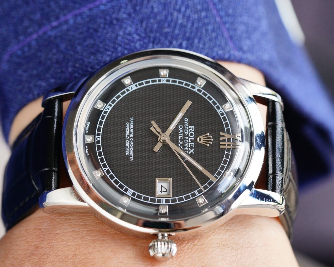 CLASSIC 41MM STAINLESS STEEL DIAMOND NUMERAL WATCH