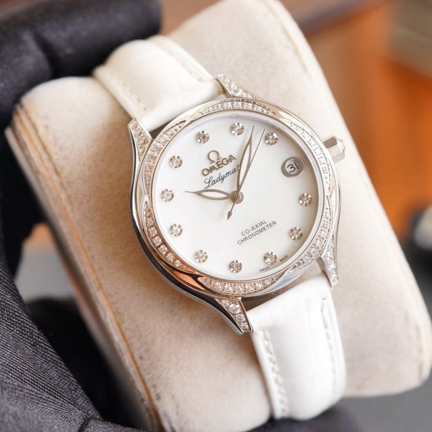 VARELLO CLASSIC  LADYMATIC 31MM DIAMOND BEZEL MOP DIAL
