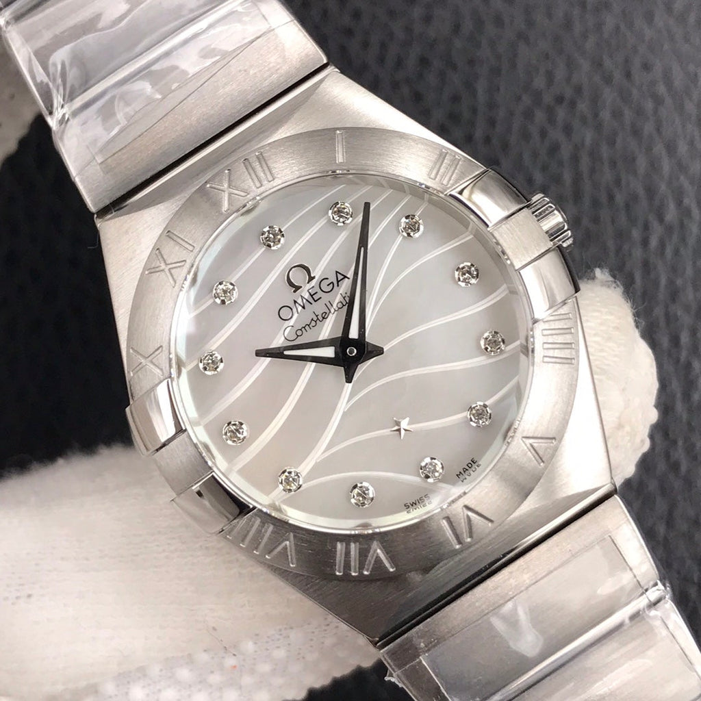 VARELLOVARELLO CLASSIC 27MM QUARTZ STEEL CASE MOP DIAL