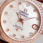 VARELLO CLASSIC 33MM AUTOMATIC ROSE GOLD DIAMOND BEZEL