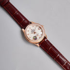 VARELLO CLASSIC 33MM AUTOMATIC ROSE GOLD DIAMOND BEZEL