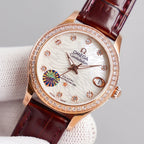 VARELLO CLASSIC 33MM AUTOMATIC ROSE GOLD DIAMOND BEZEL
