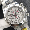 CLASSIC 40MM METEORITE DIAL ROMAN NUMERAL CHRONOGRAPH WATCH