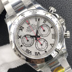 CLASSIC 40MM METEORITE DIAL ROMAN NUMERAL CHRONOGRAPH WATCH