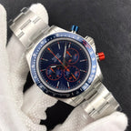 CLASSIC 40MM BLUE CERAMIC BEZEL CHRONOGRAPH WATCH