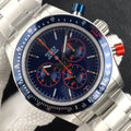 CLASSIC 40MM BLUE CERAMIC BEZEL CHRONOGRAPH WATCH