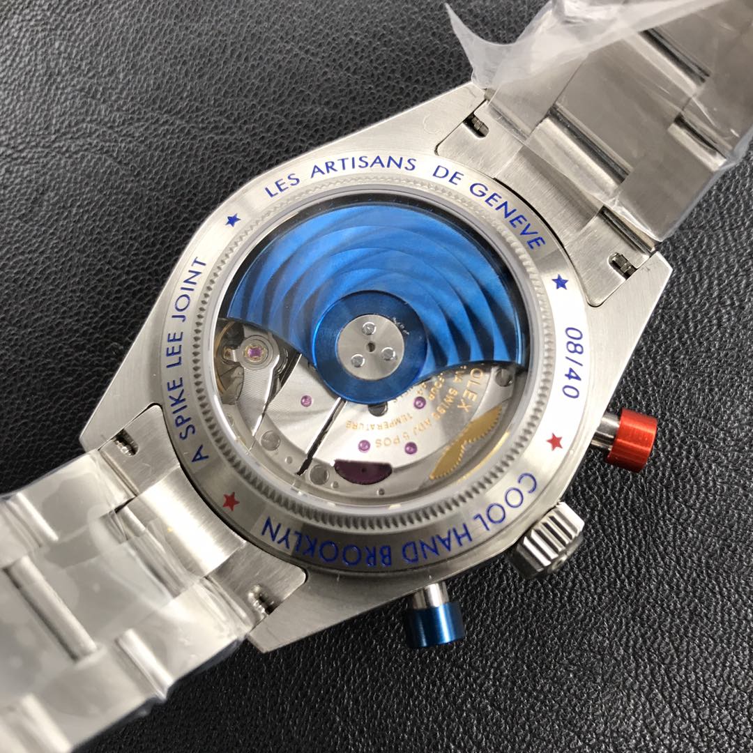 CLASSIC 40MM BLUE CERAMIC BEZEL CHRONOGRAPH WATCH