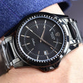 CLASSIC 42MM DATE BLACK DIAL WATCH