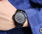 CLASSIC 42MM DATE BLACK DIAL WATCH