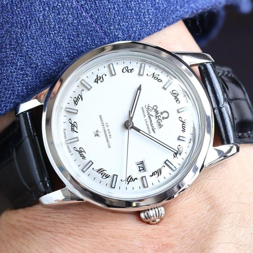 VARELLO VARELLO CLASSIC 40MM WHITE DIAL ANNUAL CALENDAR