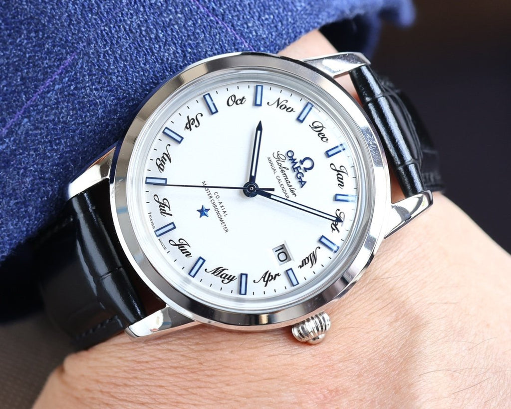 VARELLO VARELLO CLASSIC 40MM WHITE DIAL ANNUAL CALENDAR