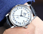 VARELLO VARELLO CLASSIC 40MM WHITE DIAL ANNUAL CALENDAR