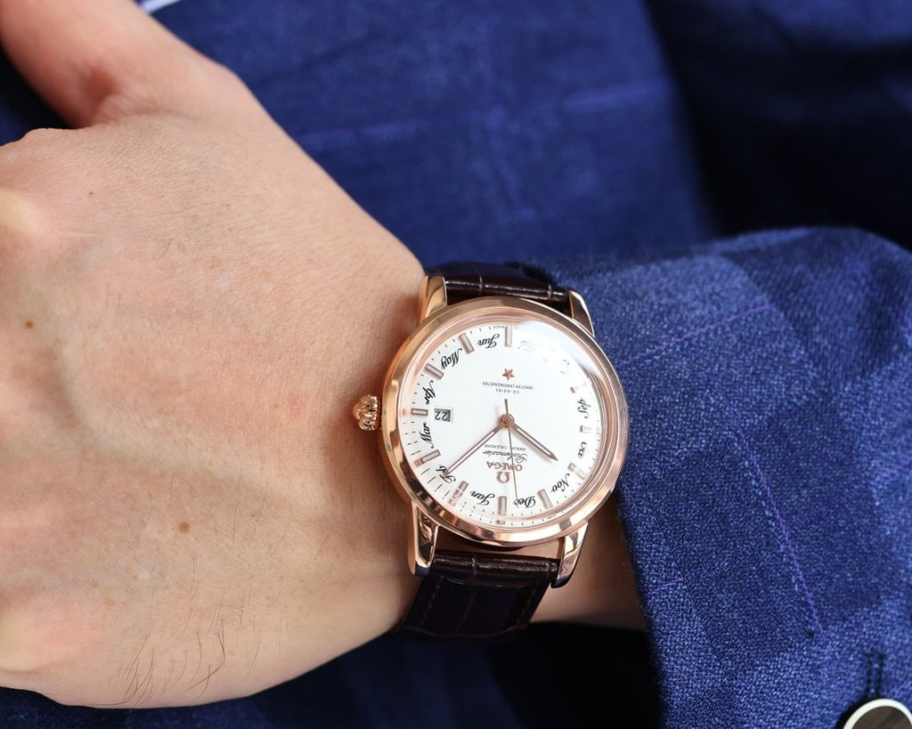 VARELLO VARELLO CLASSIC 40MM WHITE DIAL ANNUAL CALENDAR