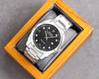 CLASSIC 41MM SMOOTH BEZEL DIAMOND NUMERAL WATCH