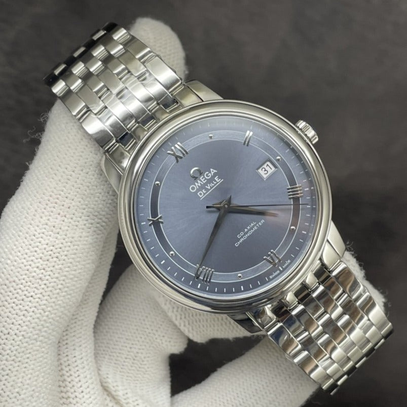 VARELLO CLASSIC PRESTIGE 39.5MM STEEL BLUE DIAL