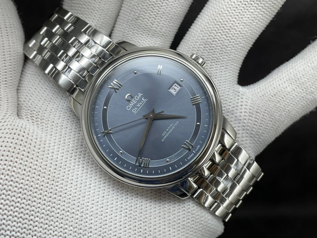 VARELLO CLASSIC PRESTIGE 39.5MM STEEL BLUE DIAL