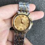 VARELLO CLASSIC PRESTIGE 27MM QUARTZ GOLD STEEL YELLOW GOLD DIAL