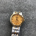 VARELLO CLASSIC PRESTIGE 27MM QUARTZ GOLD STEEL YELLOW GOLD DIAL