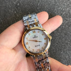 VARELLO CLASSIC PRESTIGE 27MM QUARTZ GOLD STEEL DIAMOND NUMERALS