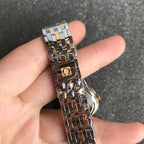 VARELLO CLASSIC PRESTIGE 27MM QUARTZ GOLD STEEL DIAMOND NUMERALS
