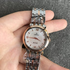 VARELLO CLASSIC PRESTIGE 27MM QUARTZ ROSE GOLD STEEL MOP DIAL