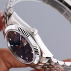 CLASSIC 41MM STEEL CASE FLUTED MOTIF DIAL WATCH