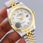 CLASSIC 41MM GOLD-TONE CASE FLUTED MOTIF DIAL WATCH