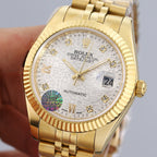 CLASSIC 41MM GOLD-TONE CASE FLUTED MOTIF DIAL WATCH