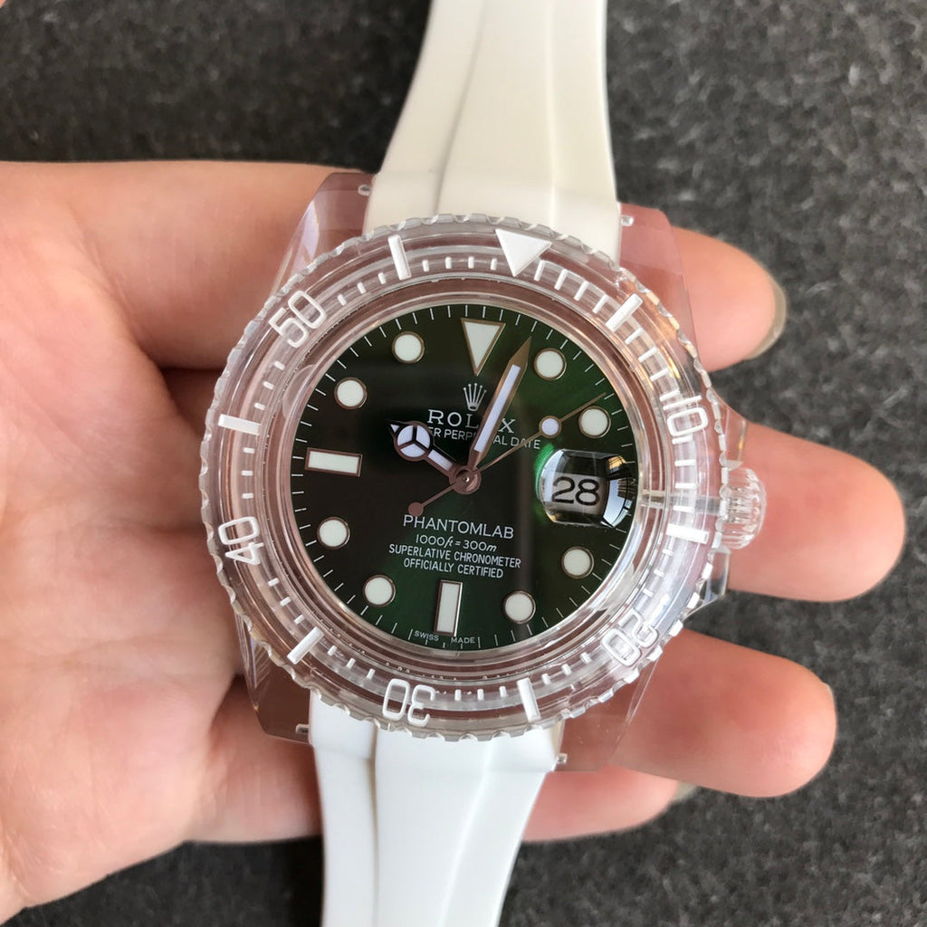 CLASSIC 40MM CUSTOM GREEN DIAL DIVE WATCH