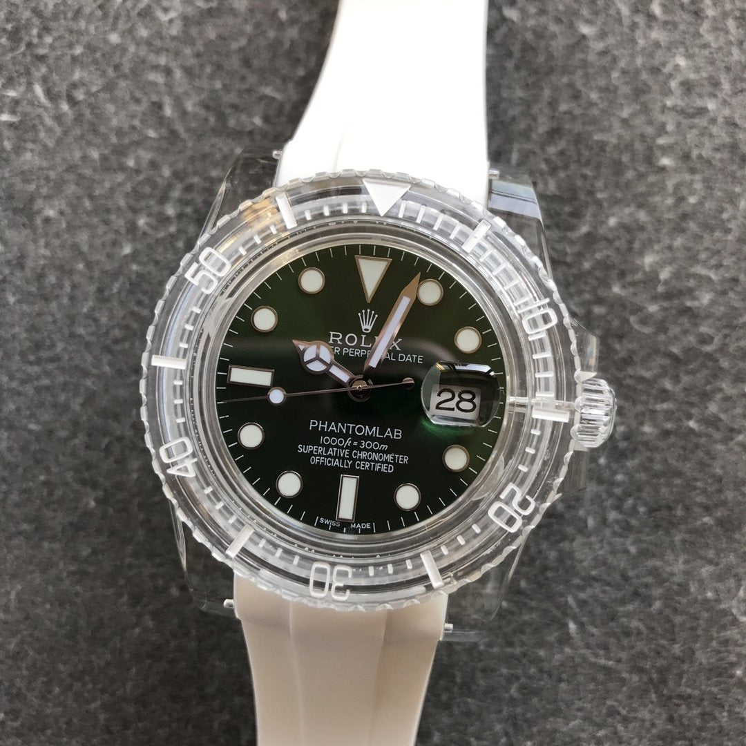 CLASSIC 40MM CUSTOM GREEN DIAL DIVE WATCH