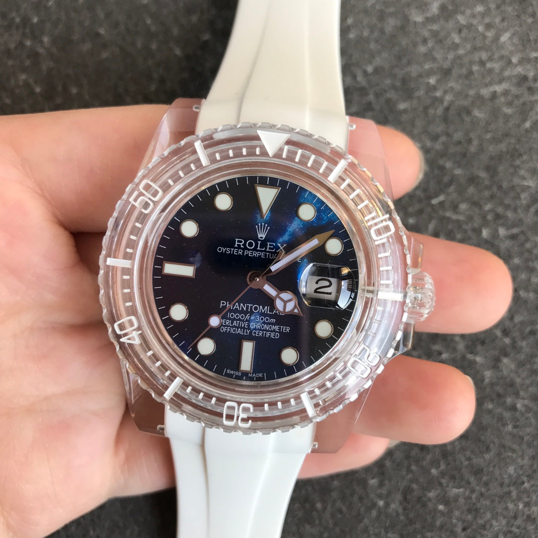 CLASSIC 40MM CUSTOM BLUE DIAL DIVE WATCH