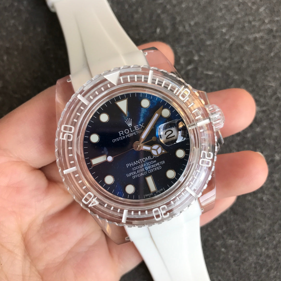CLASSIC 40MM CUSTOM BLUE DIAL DIVE WATCH