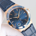VARELLO CLASSIC 41MM BLUE DIAL LEATHER