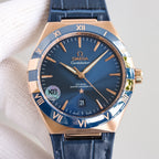 VARELLO CLASSIC 41MM BLUE DIAL LEATHER