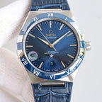 VARELLO CLASSIC 41MM BLUE DIAL LEATHER