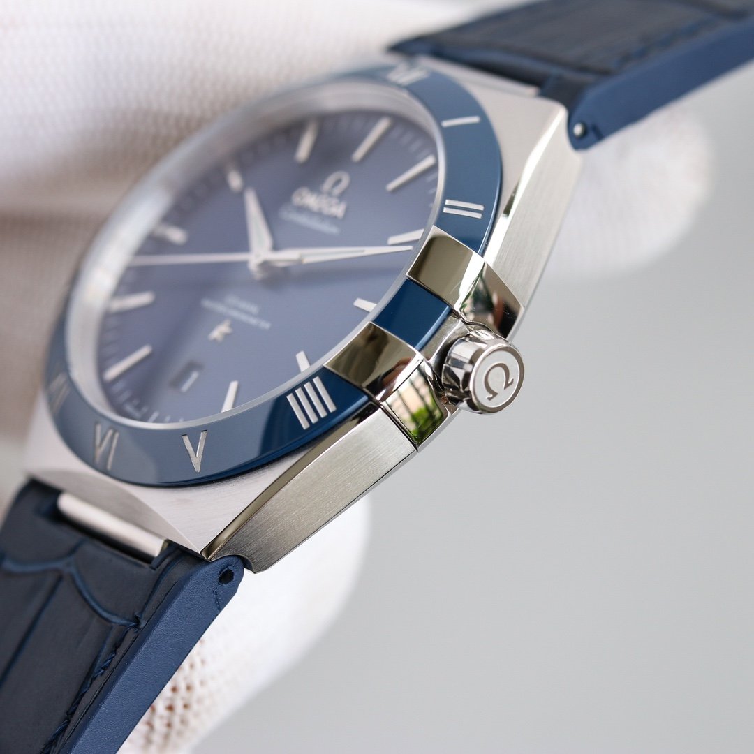 VARELLO CLASSIC 41MM BLUE DIAL LEATHER