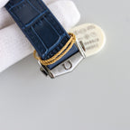 VARELLO CLASSIC 41MM BLUE DIAL LEATHER