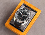 VARELLO CLASSIC PROFESSIONAL PLANET OCEAN 600M BLACK CERAMIC LEATHER