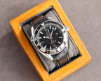 VARELLO CLASSIC PROFESSIONAL PLANET OCEAN 600M BLACK CERAMIC LEATHER