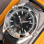 VARELLO CLASSIC PROFESSIONAL PLANET OCEAN 600M BLACK CERAMIC LEATHER