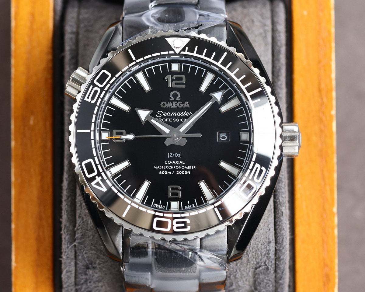 VARELLO CLASSIC PROFESSIONAL PLANET OCEAN 600M BLACK CERAMIC