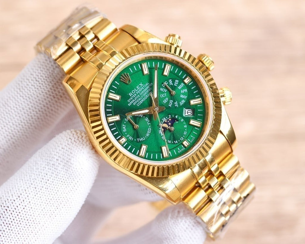CLASSIC 41MM GOLD-TONE CASE CHRONOGRAPH WATCH