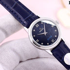 VARELLO CLASSIC PRESTIGE 28MM QUARTZ BLUE DIAL DIAMOND NUMERALS