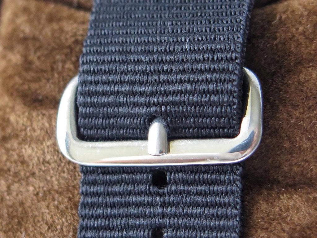 CLASSIC 44MM CUSTOM ALL-BLACK TEXTILE STRAP DIVE WATCH